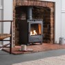 Solution 5 Bioethanol fitted shown with optional top flue collar (not included) for top flue pipe fitting