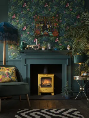 Hamlet Solution 5 stove shown in Raincoat Yellow colourway